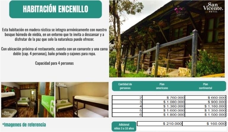 habitacion-encenillo - Termales San Vicente